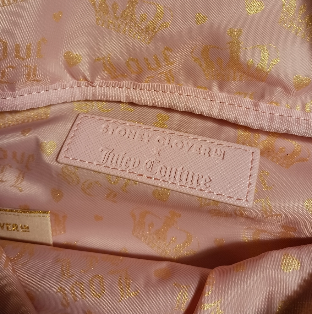 Juicy Couture x Stoney Clover velvet Brown Belt Bag - Picture 8 of 11